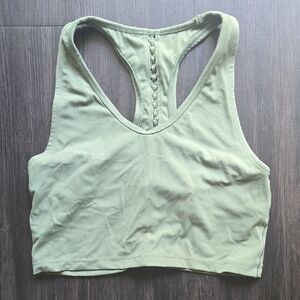Olive Green Racerback Tank Top